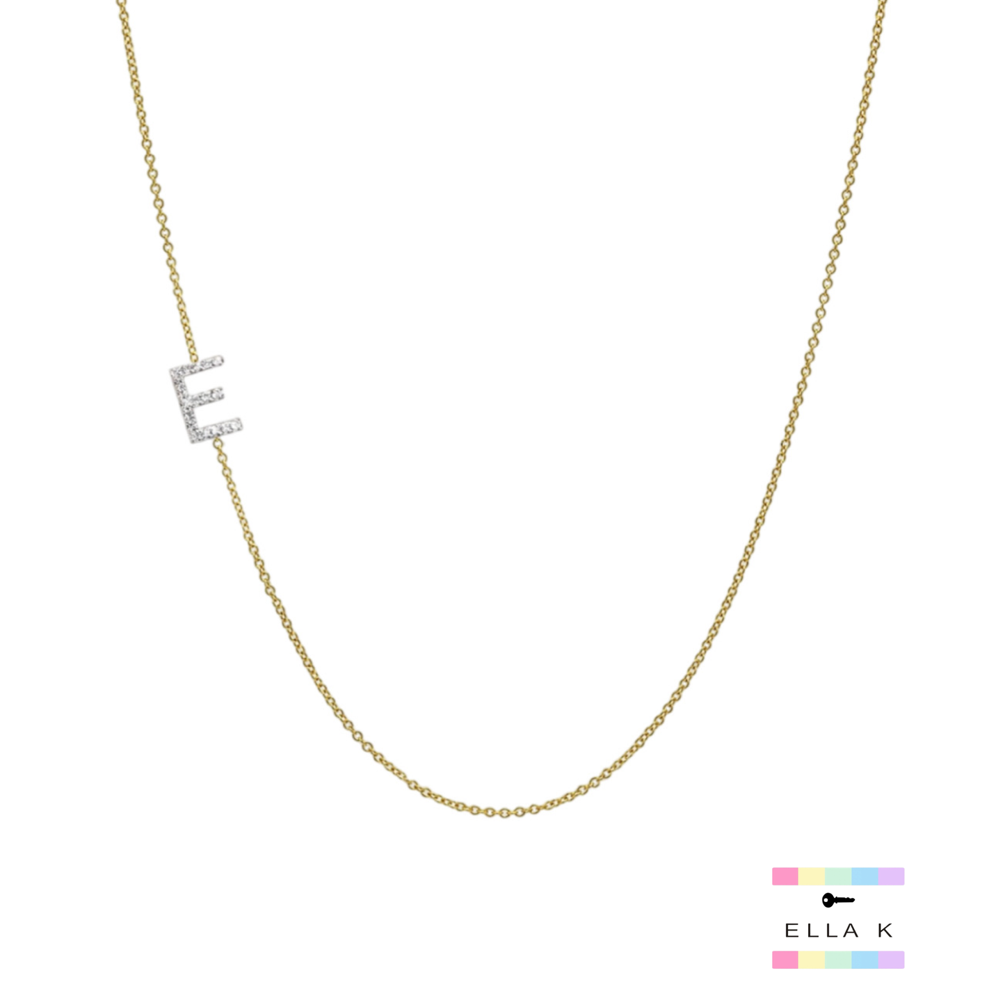 The Original Pave Initial Necklace