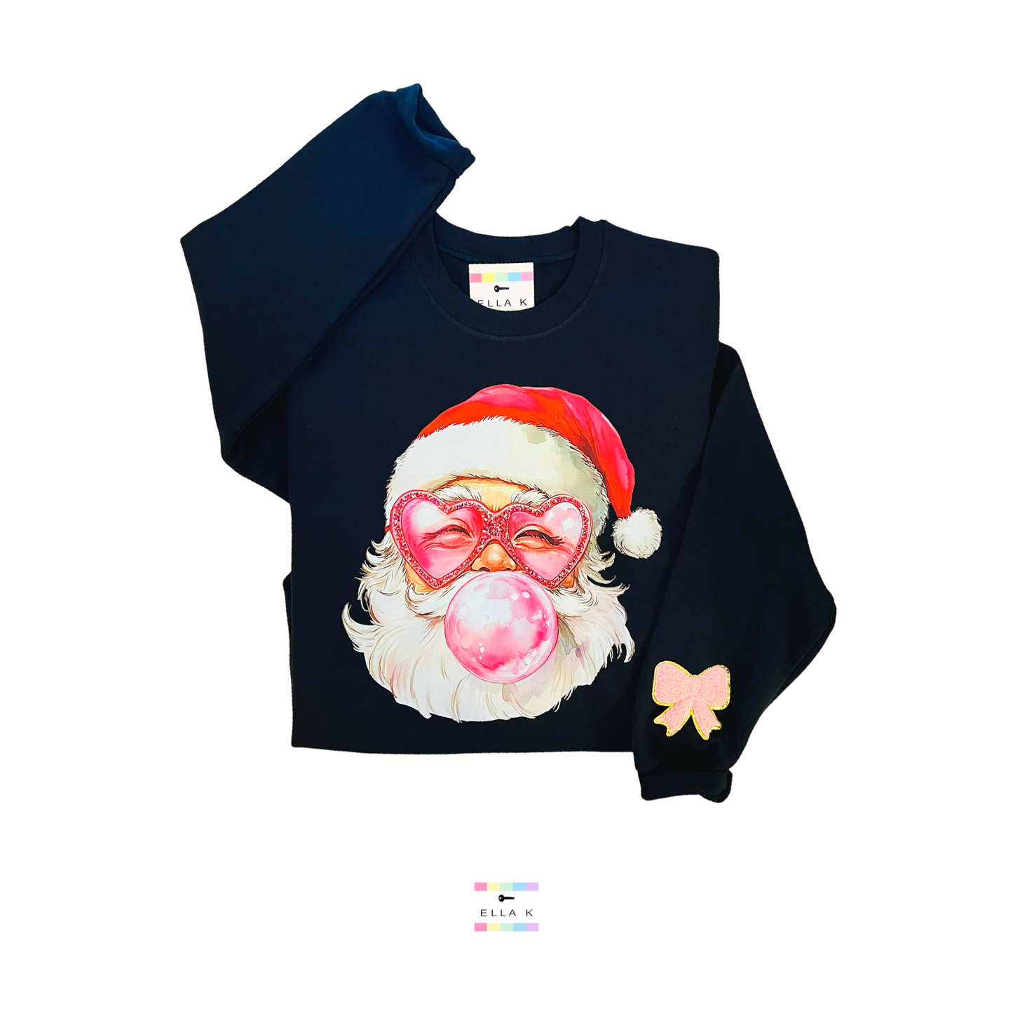 Bubble Gum Santa Sweatshirt