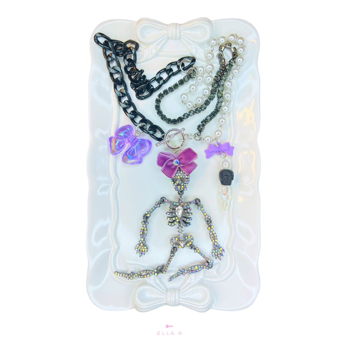 Fancy Bones Bijou Necklace