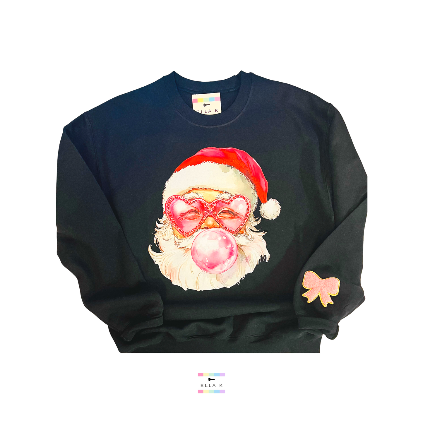 Bubble Gum Santa Sweatshirt