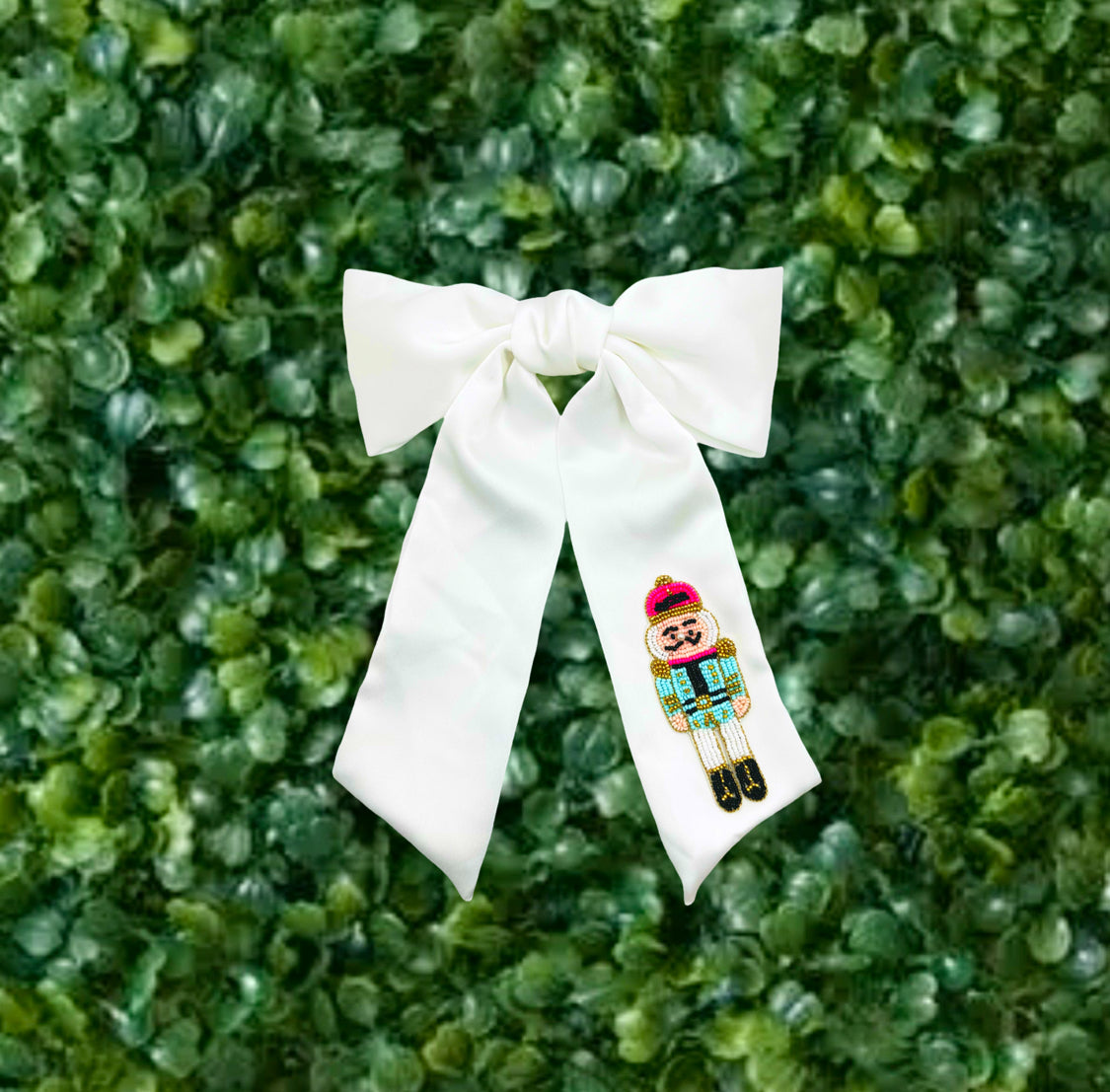 Nutcracker Luxe Satin Hair Bow Barrette