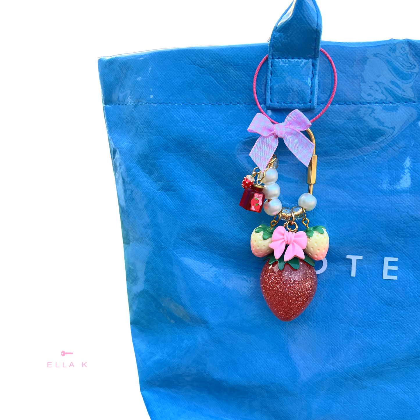 Strawberry Preserves Bag Charm