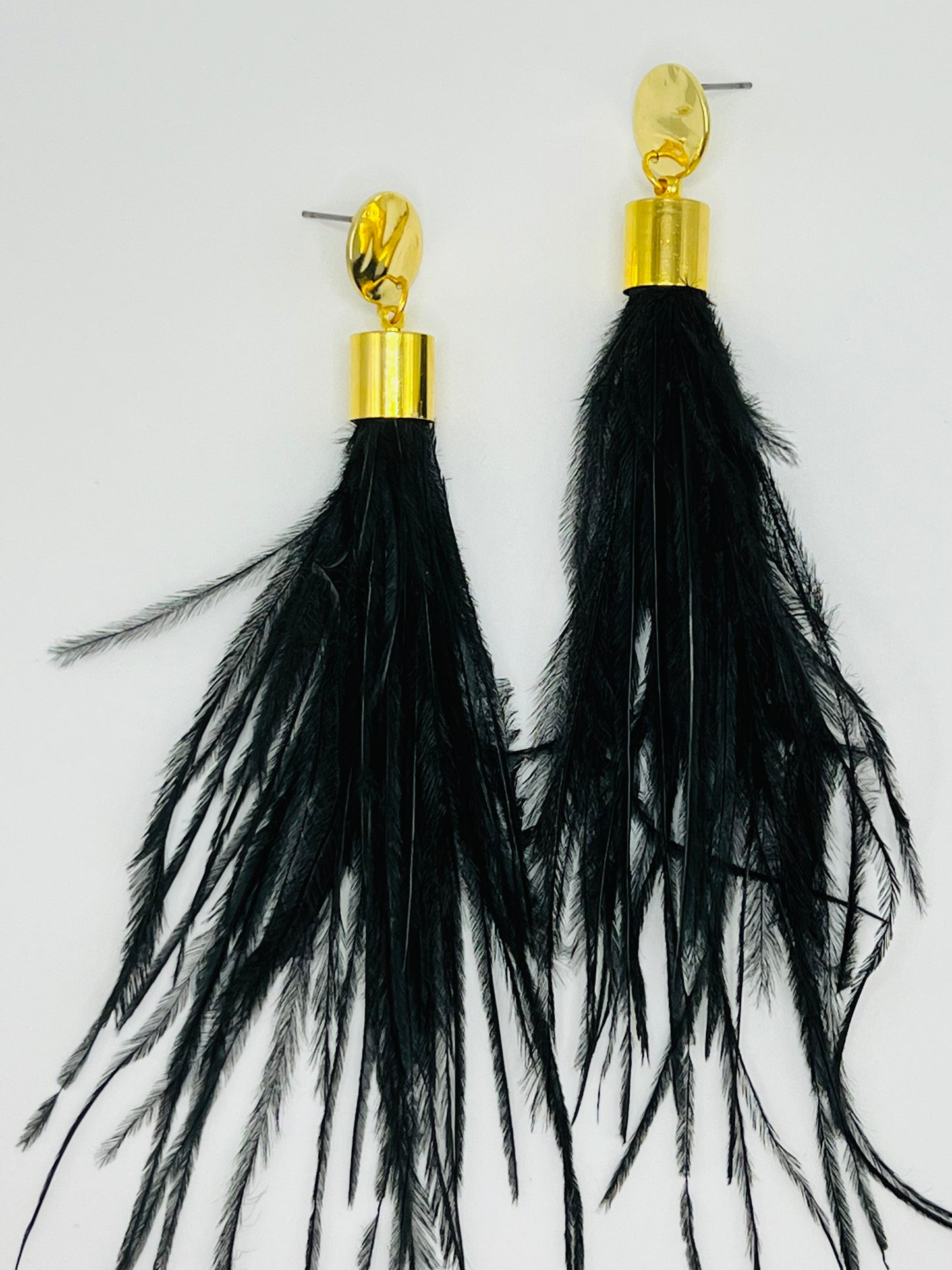 Neon Feather Earrings