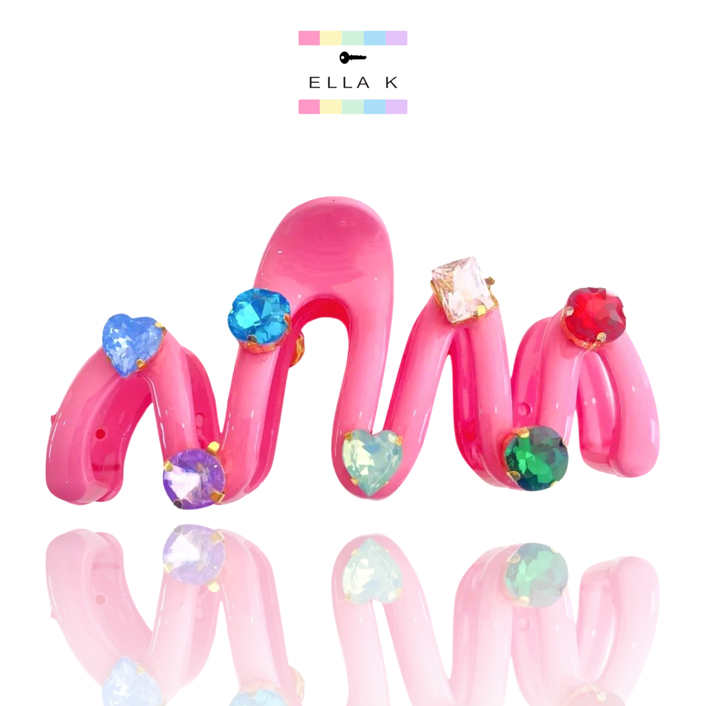 Barbie Squiggle Hair Claw Clip