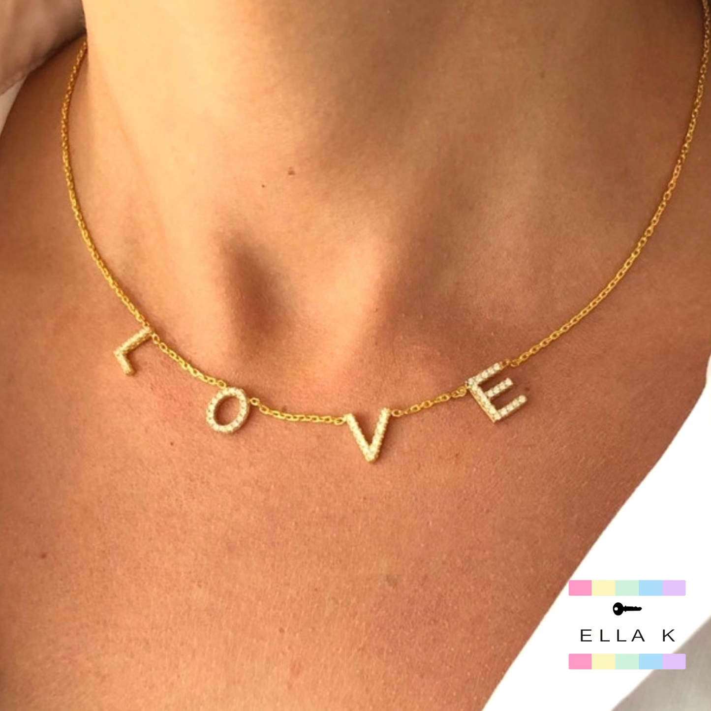 The Original Pave “LOVE” Necklace