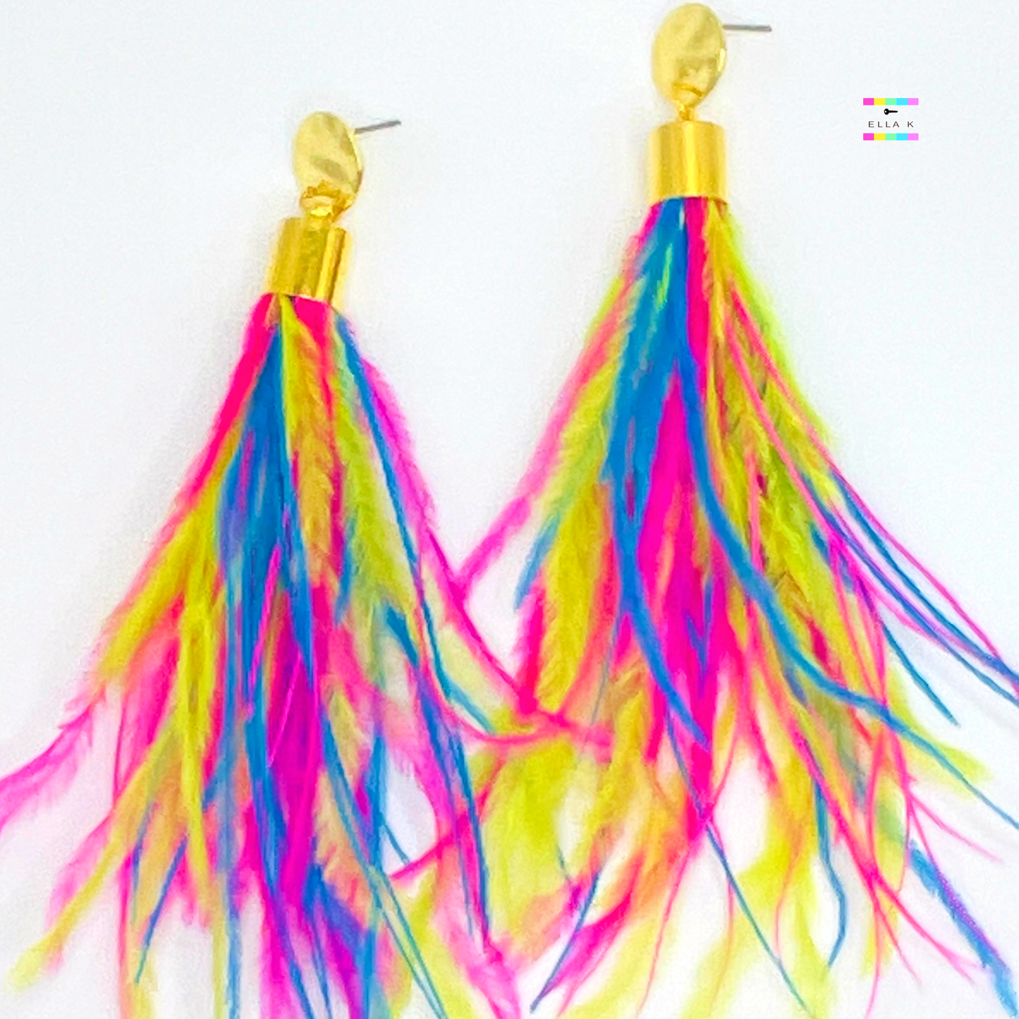 Carousel Feather Earrings