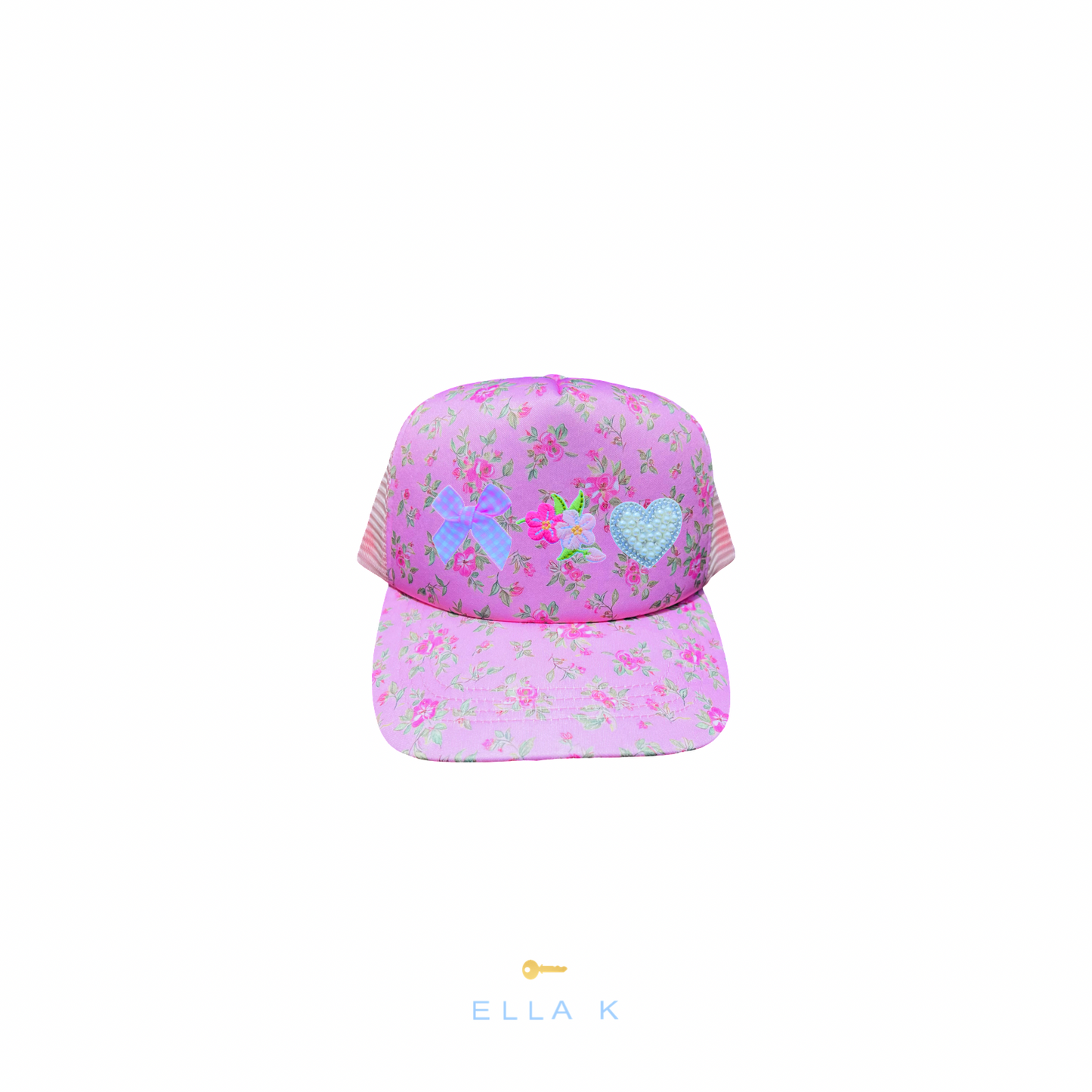 Wildflower Cottage Rose Trucker Hat