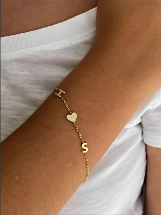 The Original Double Letter Love Bracelet