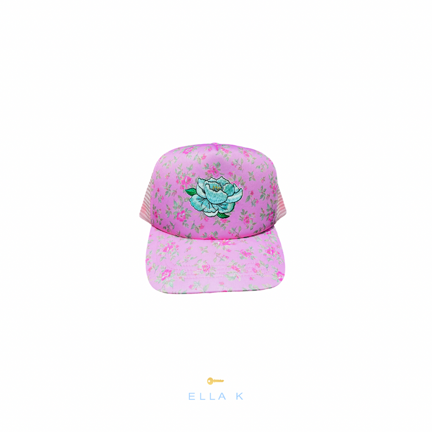 Wildflower Cottage Rose Trucker Hat