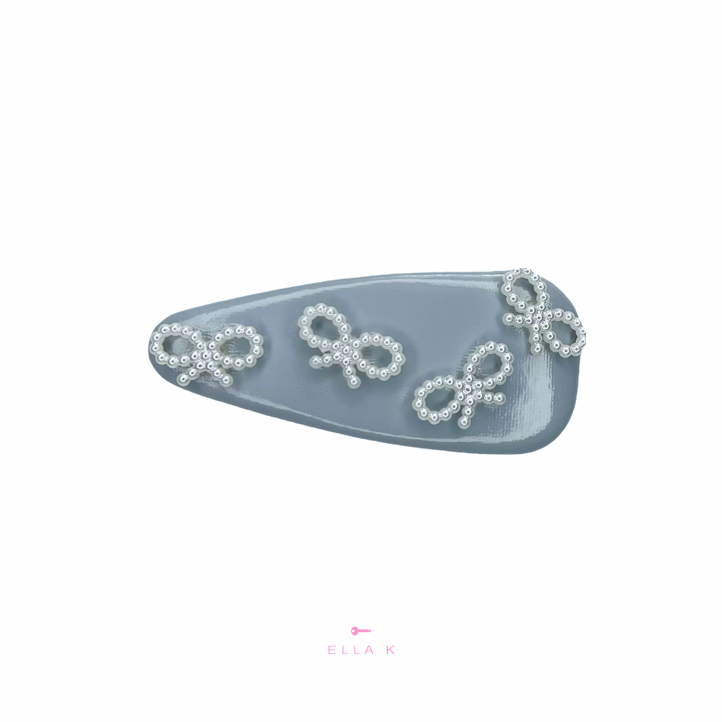 Coquette Pearl Cloud Bow Hair Clip