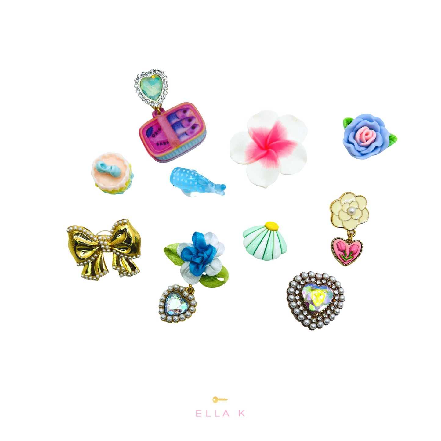 Sardine Sweetheart Summer Fancies / Shoe Charms