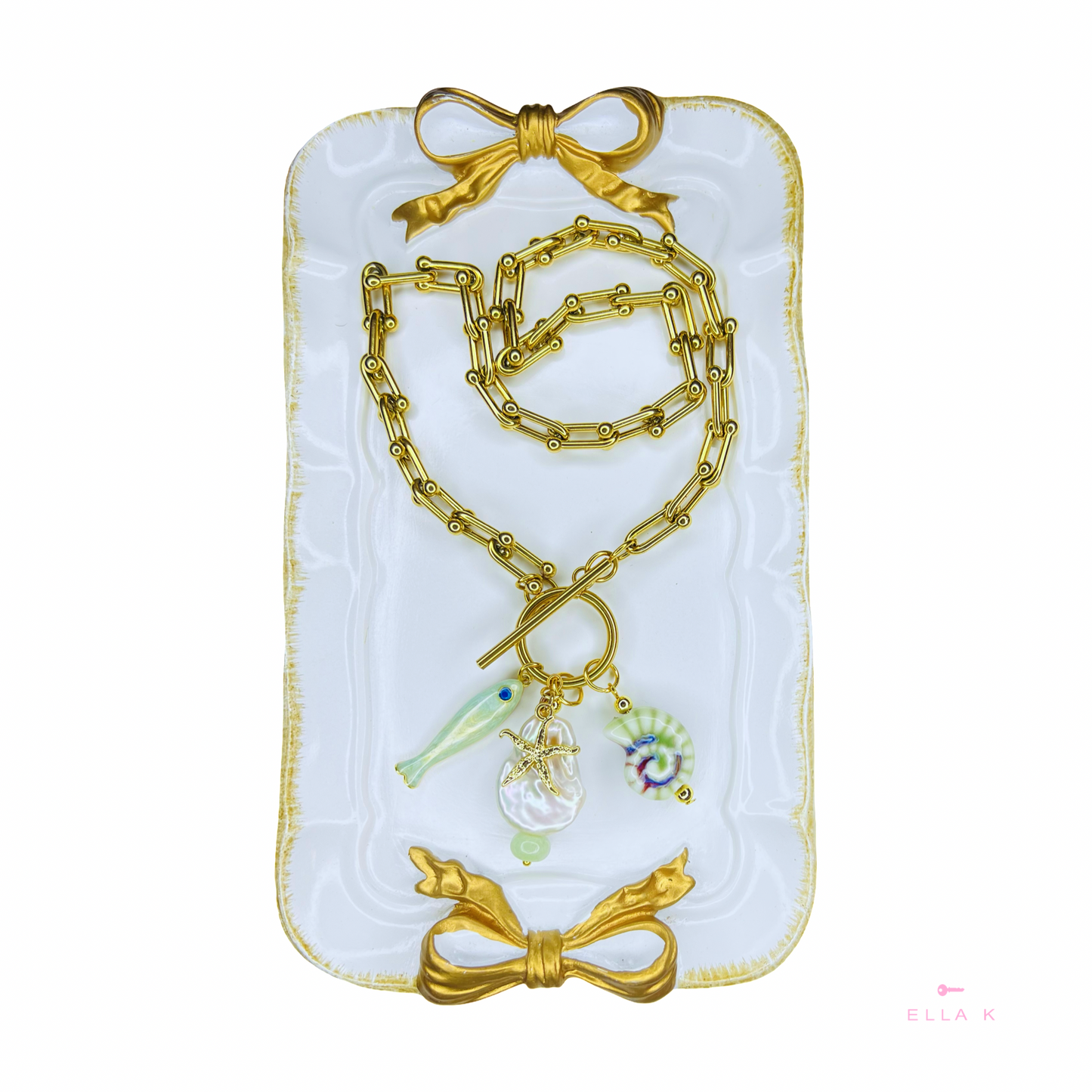 Kiwi Cove Charm Necklace