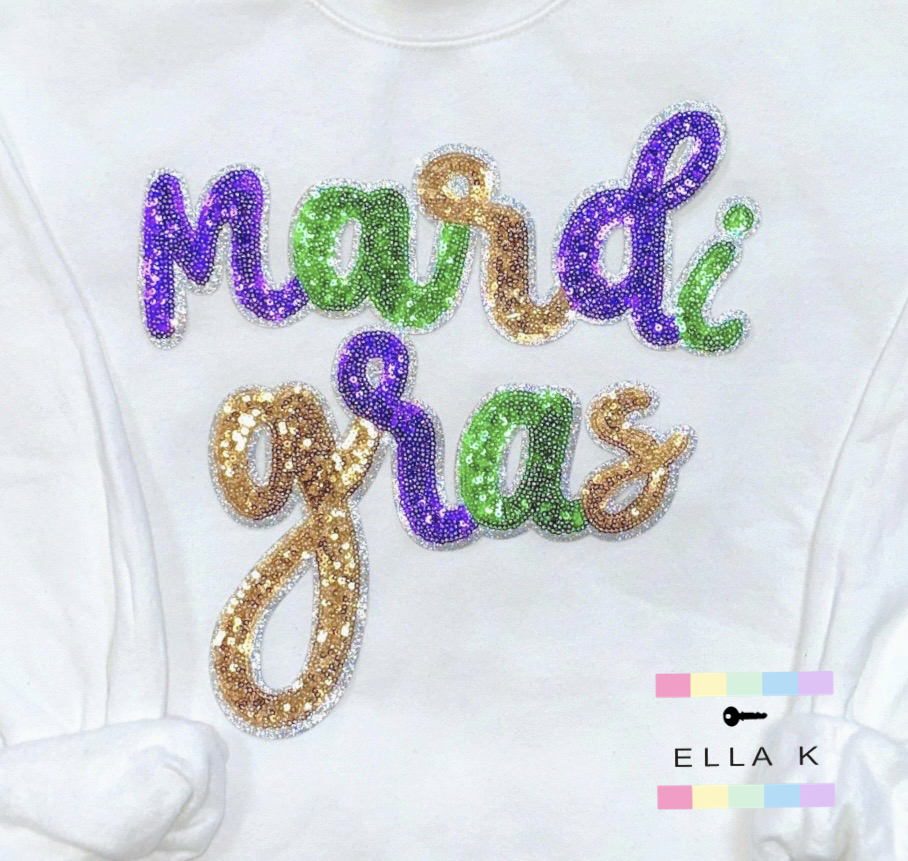 Mardi Gras Ella K Pullover