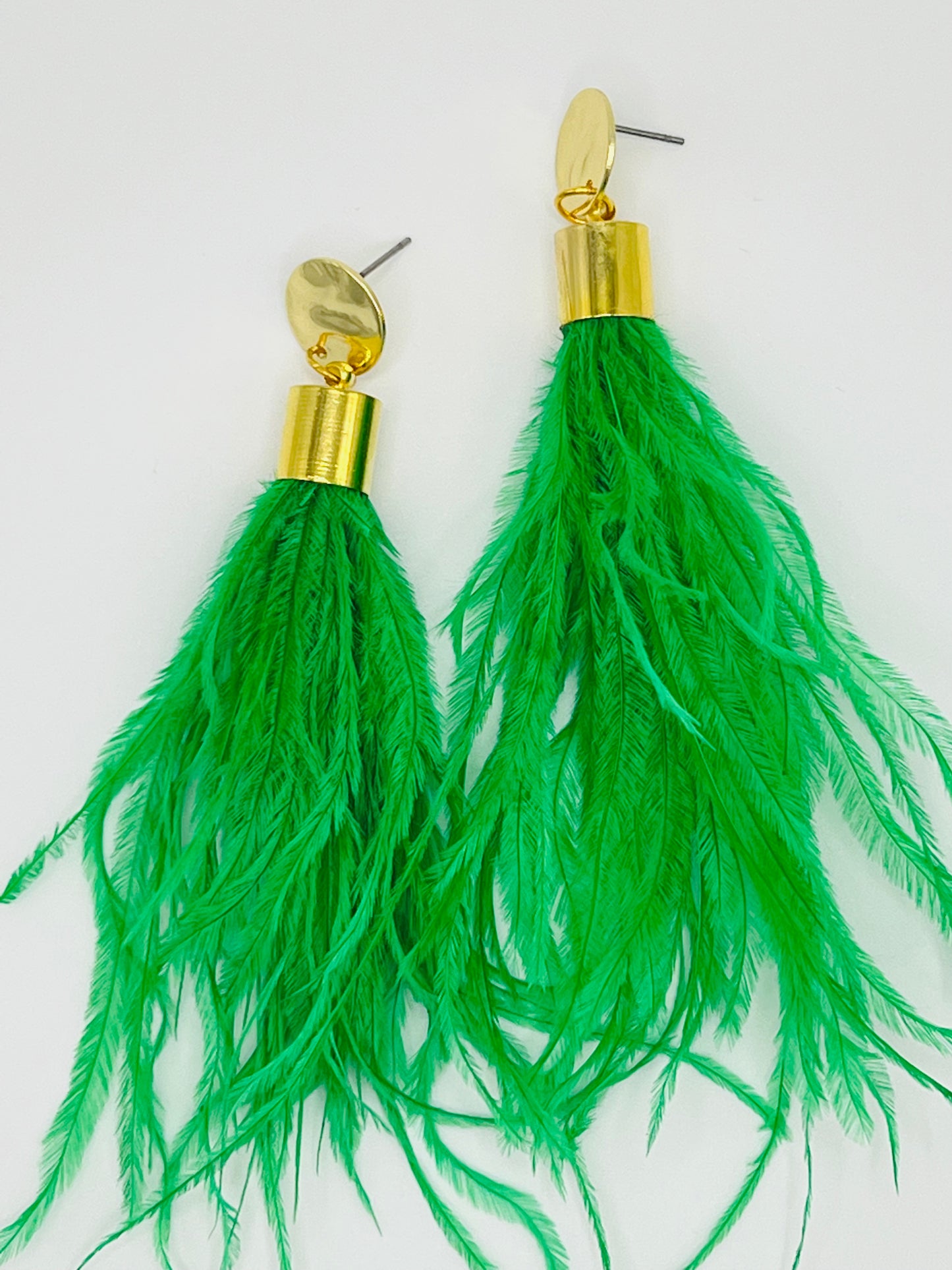 Neon Feather Earrings