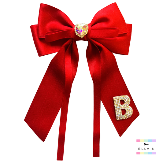 Custom Initial Rouge Natalie Hair Bow