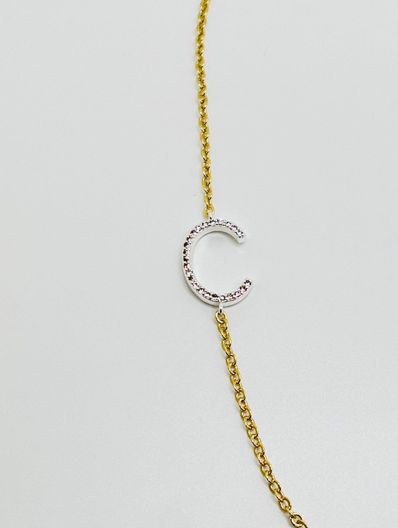 The Original Pave Initial Necklace