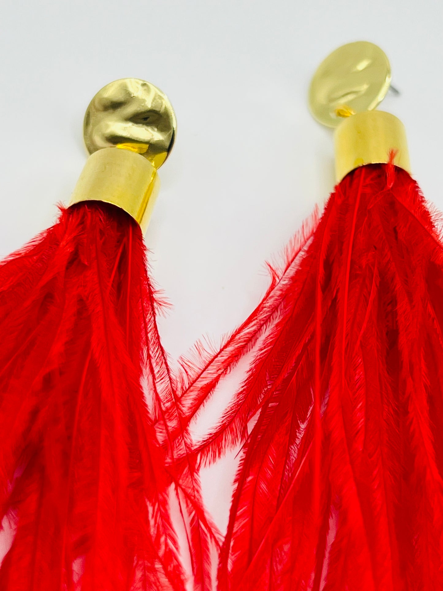 Neon Feather Earrings