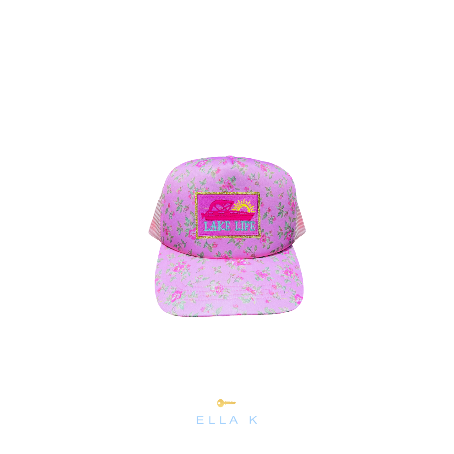 Wildflower Cottage Rose Trucker Hat