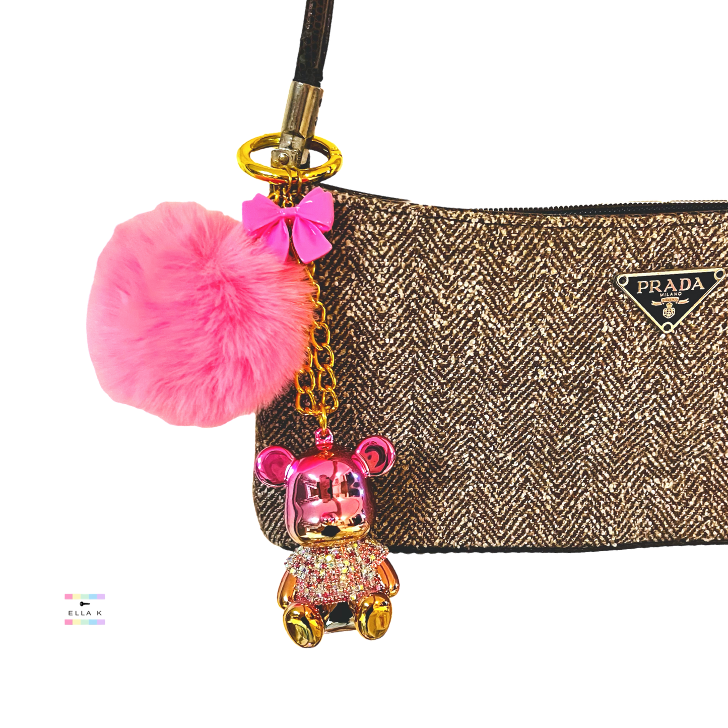 Gemmy Bear Bag Charm