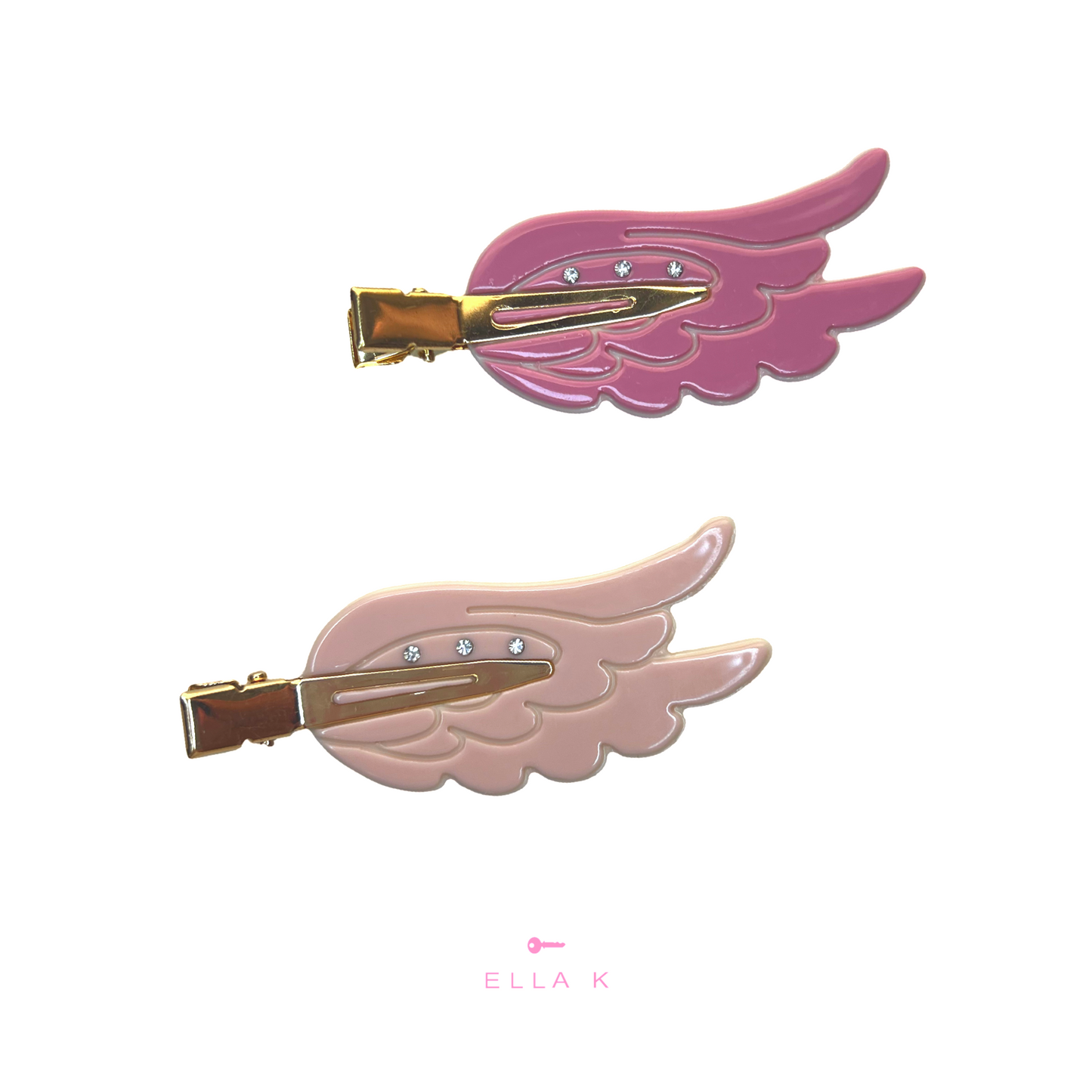 The Seraphine Wing Hair Clip Set