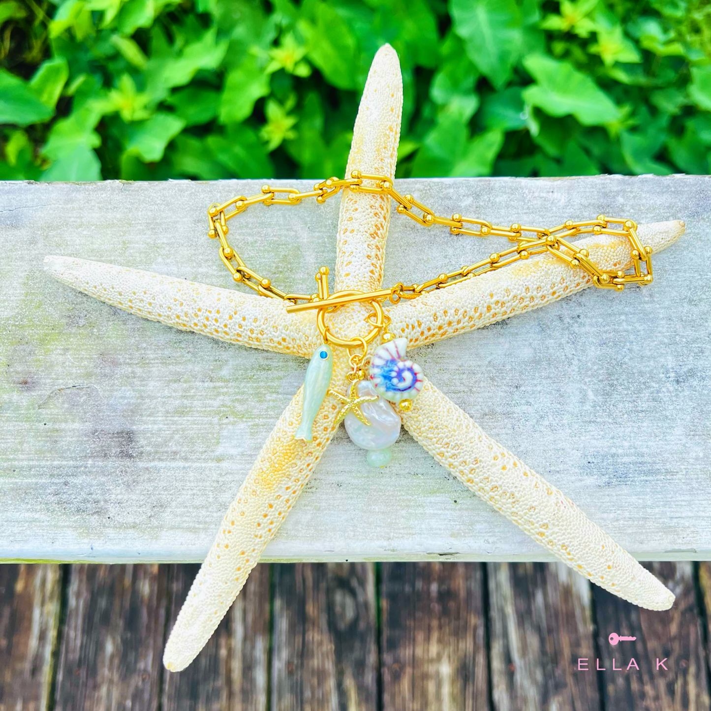 Kiwi Cove Charm Necklace