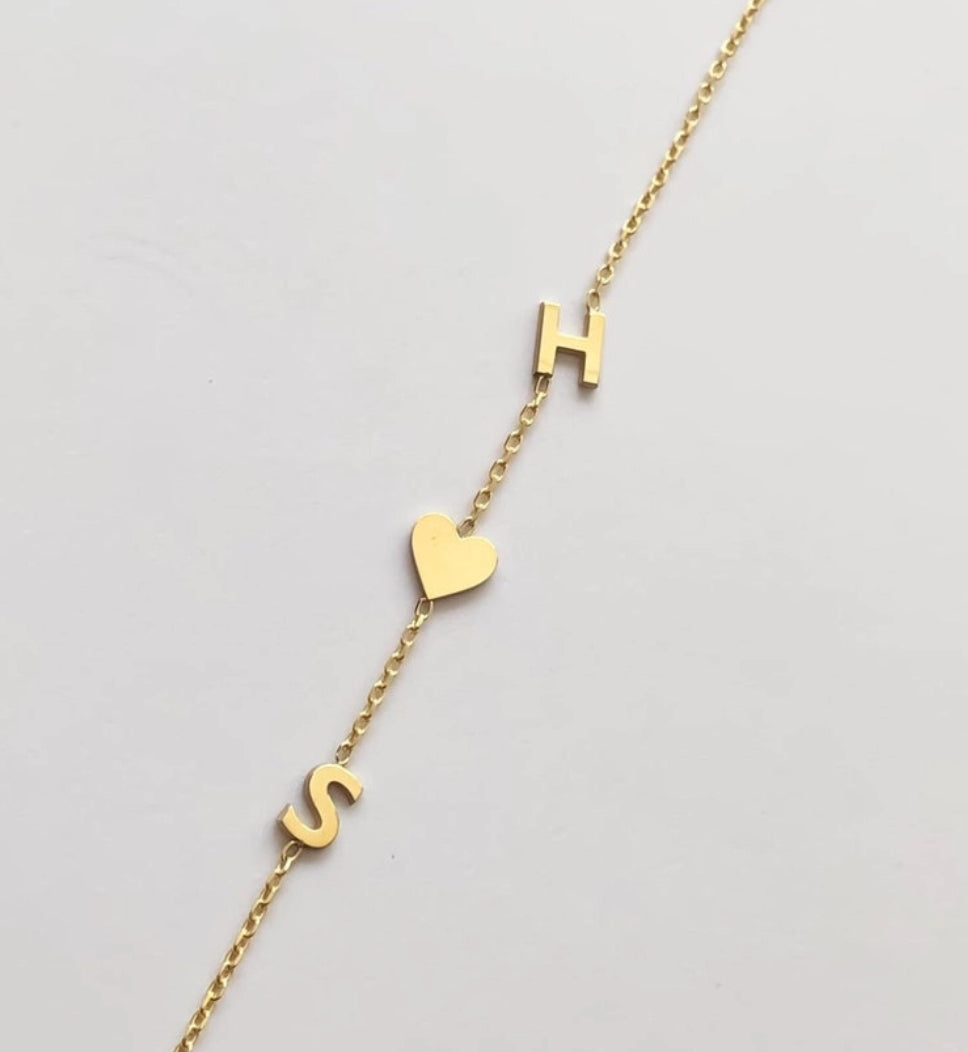 The Original Double Letter Love Bracelet