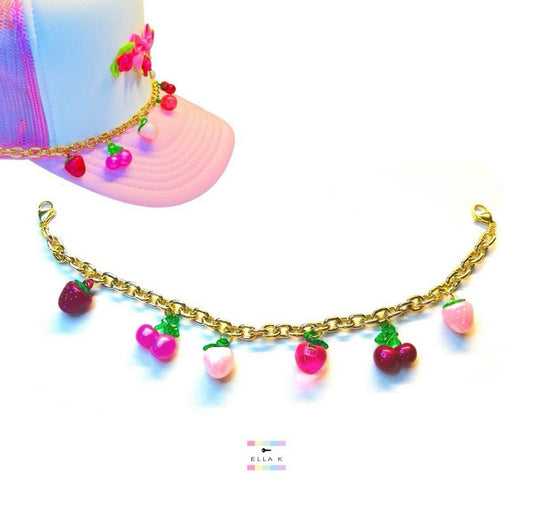 Juicy Fruit Trucker Hat Charm Chain