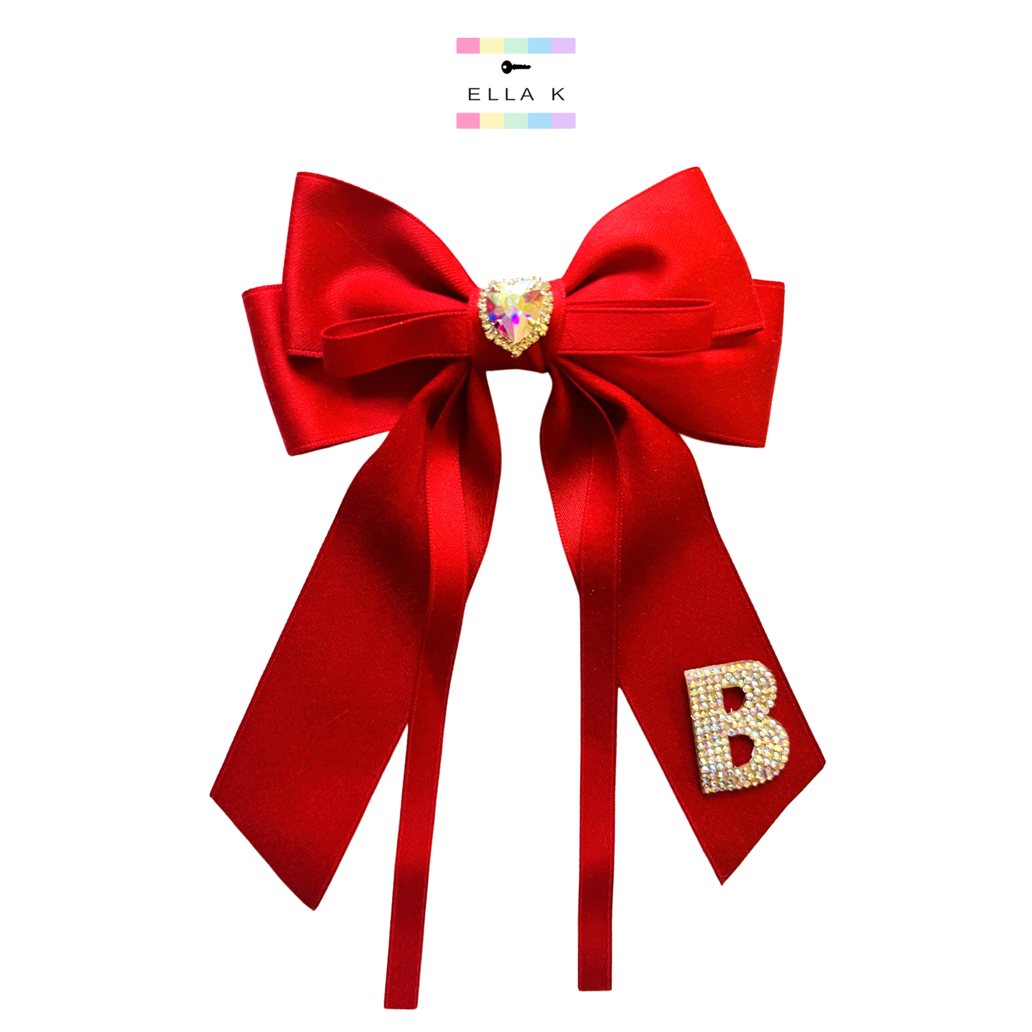 Custom Initial Rouge Natalie Hair Bow