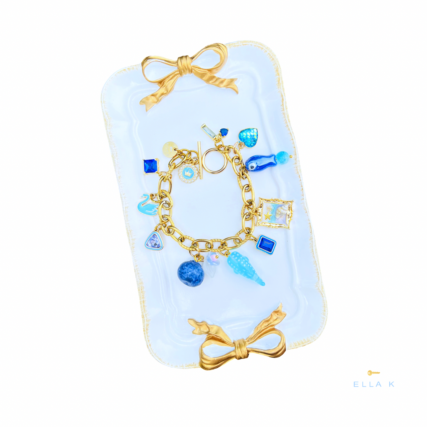 Blueberry Bay Charm Bracelet