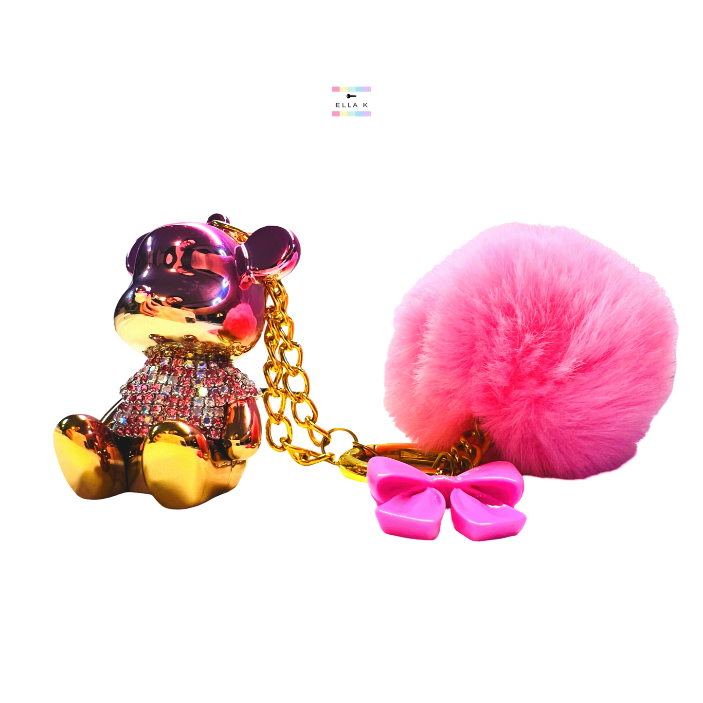 Gemmy Bear Bag Charm