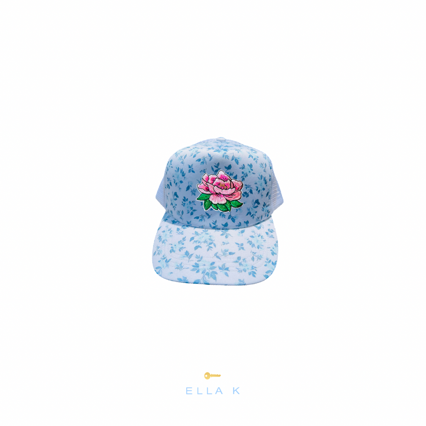 Wildflower Cottage Rose Trucker Hat