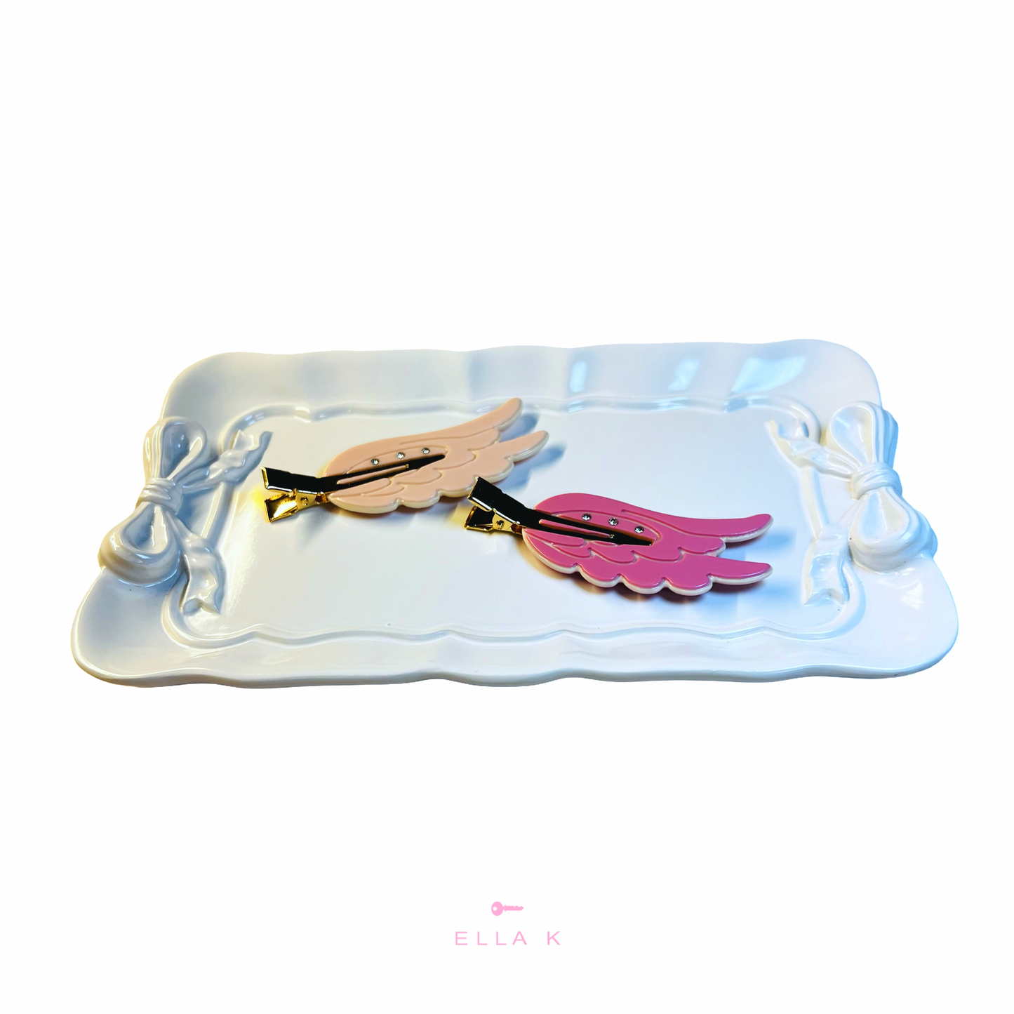 The Seraphine Wing Hair Clip Set