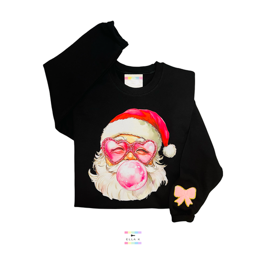 Bubble Gum Santa Sweatshirt