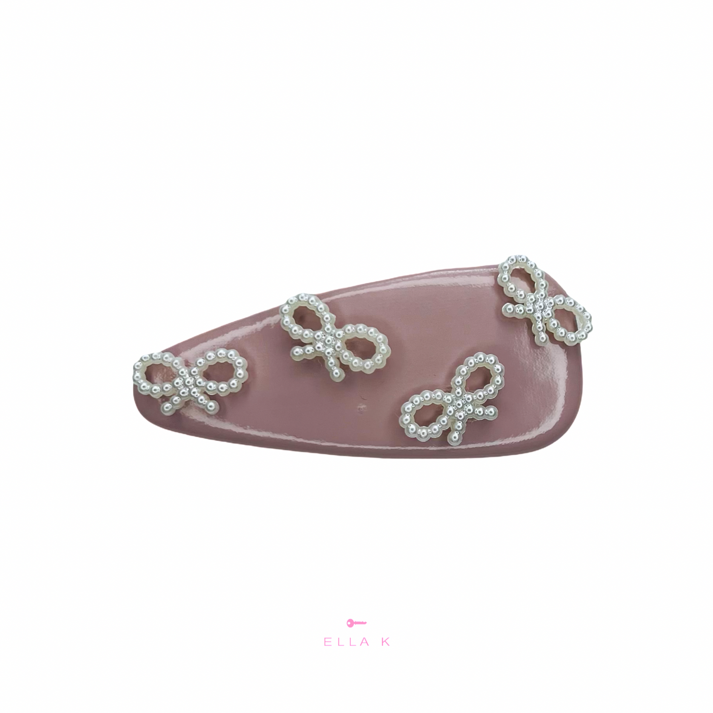 Coquette Pearl Cloud Bow Hair Clip
