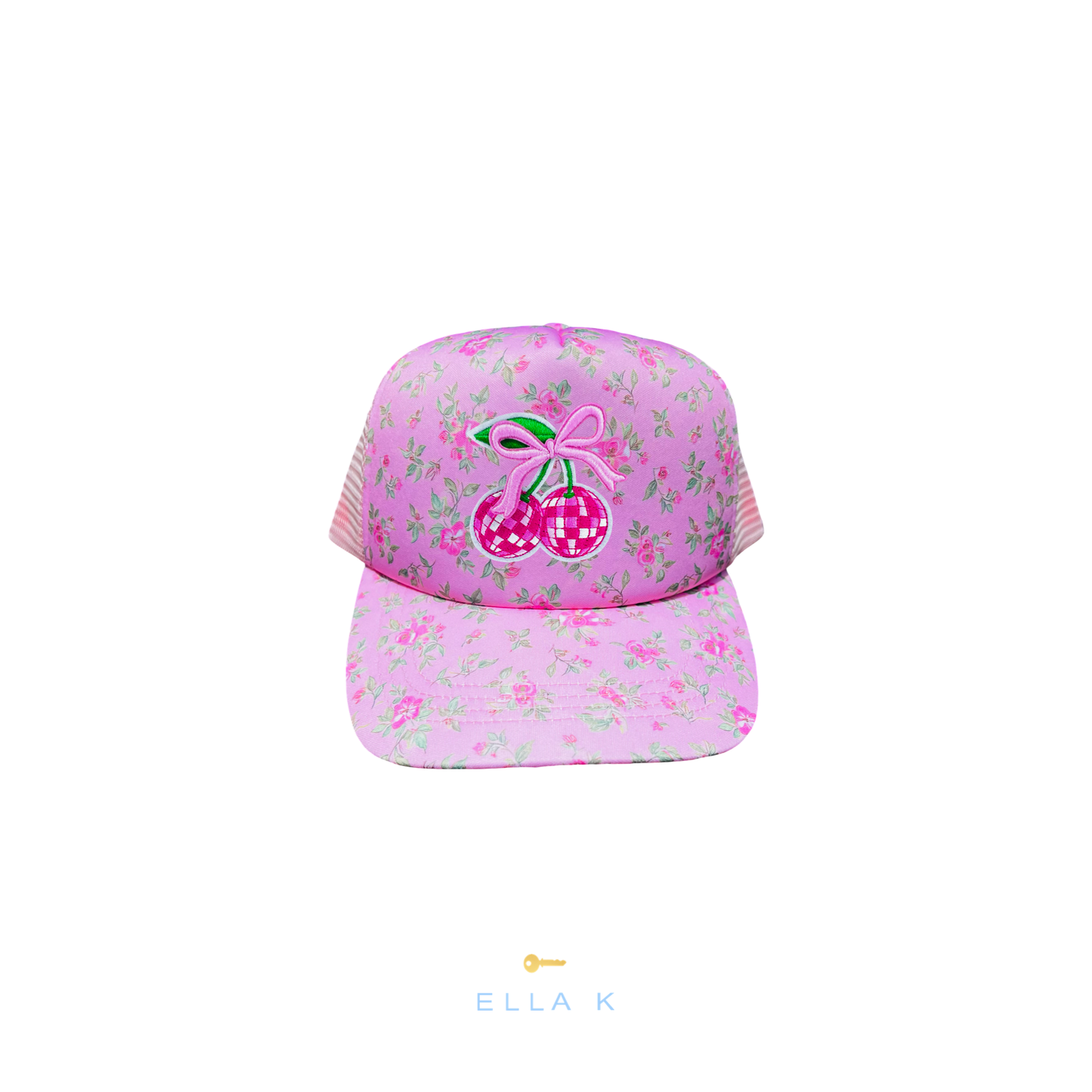 Wildflower Cottage Rose Trucker Hat