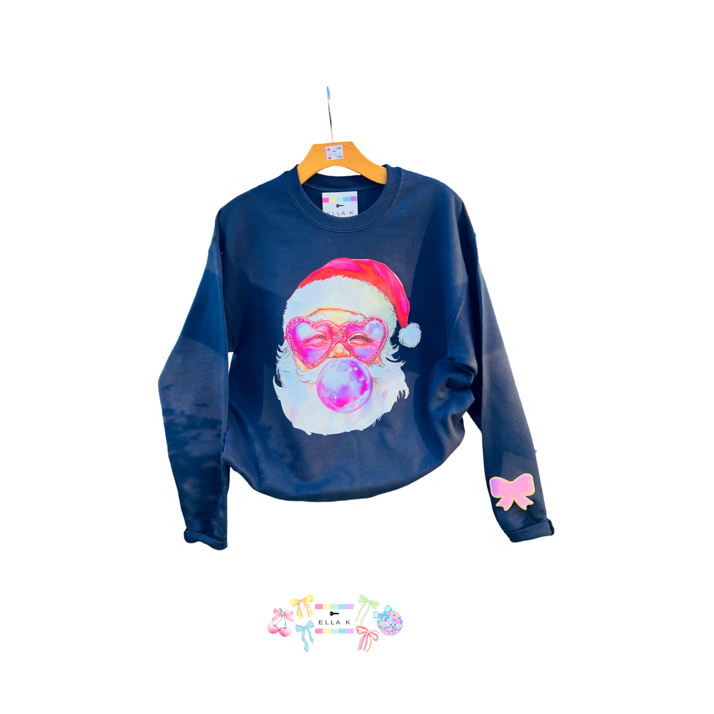 Bubble Gum Santa Sweatshirt