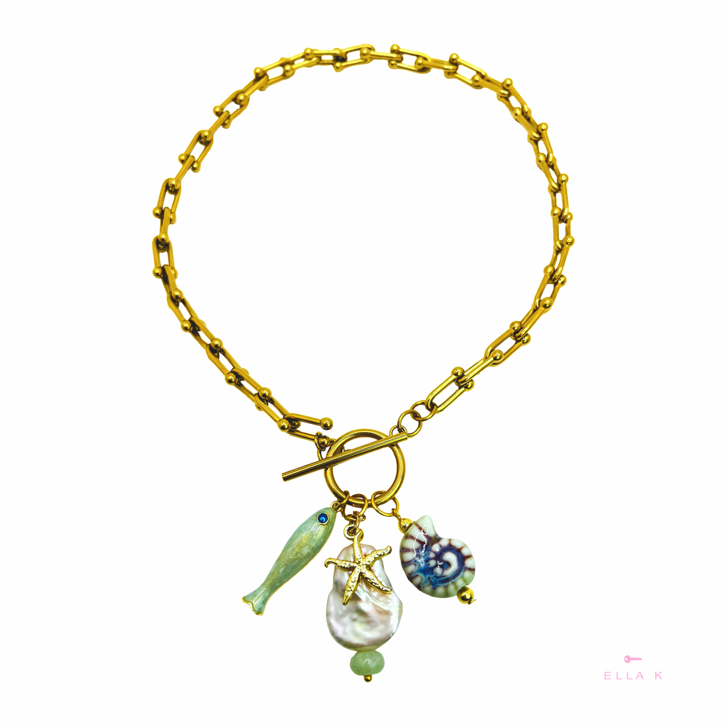 Kiwi Cove Charm Necklace